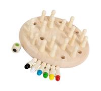 Wooden Memory Cognitive Development Toy For Kids - Family Board Game & Color Recognition Training Ages 3+ Early Education Color Memory Chess