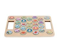 Wooden Memory Matching Game - Matching Games for 4 Year Old Boys | Early Developmental Matching Toys | Logical Thinking Training Toys for Older Kids