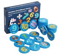 Wooden Memory Matching Game - Math Traffic Theme Puzzle Board, Educational Toy For Kids 3+ Years Old | Cognitive Development Brain Teaser, Vehicle Number Shape Recognition Sturdy L