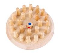Wooden Memory Matchstick Chess Game with Dice Educational Toys Color Cognition for Kindergarten Kids Aged 3