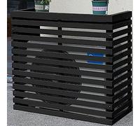 Wooden Mesh Air Conditioner Cover - Bonsai Design Outdoor Unit Frame | Air Condition Protection & Suitable for Various Scenes | Durable AC Cover