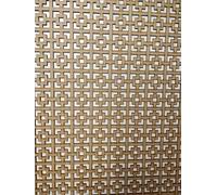 Wooden mesh Decorative Panel, Wall partition, Radiator Cover Grille, Cut-Outs, Kitchen Furniture, Laser Cut in 3mm Thick MDF (Size 1200mm x 620mm) Pimlico Pattern KK1. Made in The UK. (unprimed)