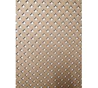 Wooden mesh Decorative Panel, Wall partition, Radiator Cover Grille, Cut-Outs, Kitchen Furniture, Laser Cut in 6mm Thick MDF (Size 1200mm x 500mm) Stellar Pattern ST2. Made in The UK. (unprimed)