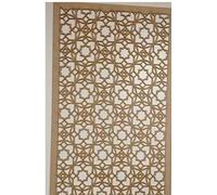 Wooden mesh Laser Cut in 3mm Thick MDF Decorative Panel for Radiator Covers, partition Walls and Home Made cabinets (Various Sizes) Moroccan Pattern (M4). Made in The UK (Unprimed 1400mm x 700mm)