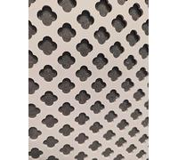 Wooden mesh laser cut in 3mm thick mdf decorative panel for radiator covers, partition walls and home made cabinets (various sizes) pattern (K6). Made in the UK. (Primed white, 1200mm x 300mm)