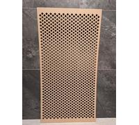 Wooden mesh laser cut in 3mm thick mdf decorative panel for radiator covers, partition walls and home made cabinets (various sizes) pattern (K6). Made in the UK. (Unprimed, 1800mm x 600mm)