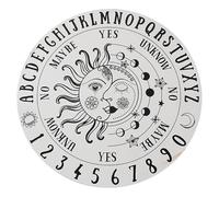 Wooden Metaphysical Message Board,Pendulum Board Downing Divination | Altar Decoration for Witches and Wiccans, Divination Tools
