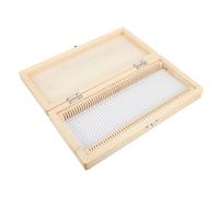Wooden Microscope Slide Storage Boxe: Holds To 25 Blank Prepared Slides Container For Glass(23x10.5cm)