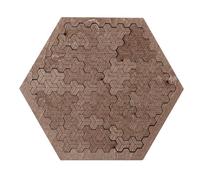 Wooden Mind Bending Jigsaw Puzzle with Frame Unique Irregular Creative Labyrinth Difficult Geometry Puzzles Boards for Kids and Adults