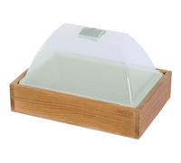 Wooden Mini Greenhouse With Climate Hood & 15 Holders