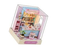 Wooden Miniature Cabinetry Set Collectible Display Piece Thoughtful Model Enthusiasts And Craft Lovers Therapeutic Wooden Architectural Puzzle