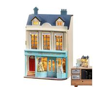 Wooden Miniature - DIY Handmade Mini House Kit, Creative LED Furniture Craft Kits, Artistic Wooden Model | DIY Mini Cabin for Friends, Home, Office Decor
