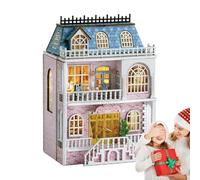 Wooden Miniature - DIY Handmade Mini House Kit, Creative LED Furniture Craft Kits, Artistic Wooden Model | DIY Mini Cabin For Friends, Home, Office Decor