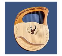 Wooden Miniature Professional Lyre Harp Music Tool Special Harp Lyre Harp Music Instrument (Color : 24 strings)