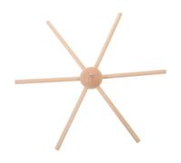 Wooden Mobile Hanger Six Leg Ball Frame for Hanging Bells
