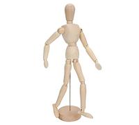 Wooden Model Art Man Model Movable Limbs Wooden Human Figure Model Toy Movable Limbs Puppet Art Sketch Models Home Decoration