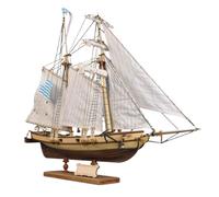 Wooden Model Kit of the Two-Masted Sailing Ship "Barre" in 1:32 Scale (Tools, Brushes, Paints, etc. Must be Purchased Separately)