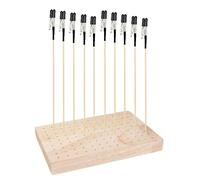 Wooden Model Painting Support Set for Handmade Creation and Models Adjustable Clamp Option and Smooth Base Paint Owner