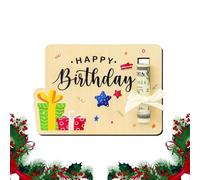 Wooden Money Birthday Card Holder, Birthday Money Holder, Birthday Money Holder, Money Holder, Birthday Decoration for Children, Adults, Friends