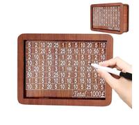 Wooden Money Box 1000 10k Money Saving Challenge Box With Numbers Ticks And Counter 20x7.6x14.5cm Cash Counter Piggy Bank Cash Coin Saver Bank For Adults Kids