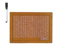 Wooden Money Box, with Counter and Marker, Retro Money Bank Storage Boxes With A Pen for Adults and Children-5000€