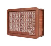 Wooden Money Box With Counter - Wooden Money Bank For Children | Retro Personalised Money Box | Reusable Cash Box | 10,000 Saving Challenge Money Bank With Numbers Ticks | Develop The Habit