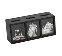 Wooden Money Saving Box For Kids 25x9x11cm Three Compartment System | Made from wood Measures 25x9x11cm Includes Save Spend Invest slots Teaches budgeting skills and visual money management