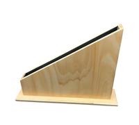 Wooden Montessori Number Rods Stand with Base, Red Blue Counting Rods Rack Educational Math Toy for Preschool Kids Classroom