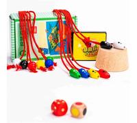 Wooden Mouse Catching Game - 15x10x5cm Creative Cat Catch Toy | Interactive Desktop Board Game, Preschool Puzzle, Games For Children, Kids, Fun Learning