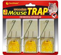 Wooden Mouse Trap 3pk by Pestshield