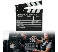Wooden Movie Clapboard, Clap Board for Film, Cinema Room Accessories