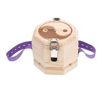 Wooden Moxibustion Box Oak Double Layer Ash Filter Net
