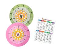 Wooden Multiplication Turntable Mathematics for Teachers Children Boys Girls