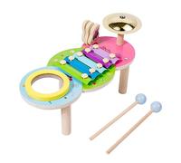 Wooden Music Instrument Set For Baby Castanet Drum Percussion Toy Wooden Rattle Orff Sensory Music Learning For Kids Musical Instrument Drum For Kids
