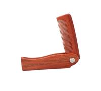 Wooden Mustache Comb Hair Combs Women Hairdressing Natural Peach Wood Comb Anti-static Smooth Teeth Massage for Scalp