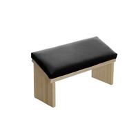 Wooden Nail Art Hand Pillow Soft Leather Bevel Log Minimalist Tool Rest Nail Art Tools(Color3)