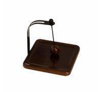 Wooden Napkin Holder,Solid Wood Serviette Dispenser,Tabletop Napkin Display Rack,Modern Style Tissue Stand,Napkin Display Rack(Brown)