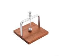 Wooden Napkin Holder with Stainless Steel Insert for Table - Elegant Tissue Dispenser for Kitchen & Cafe, Robust Storage for Standard Napkins, Modern Design, 14 x 14 x 14 cm (Silver)