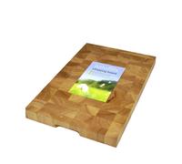 Zodiac ZODNATEN19 Wooden Rectangular End Grain Board 45X30X3.5Cm, Multi-Colour