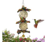 Wooden Natural Shredder - Bird Shredding Toys, With Bell Bird Toys For Parakeets, For Small Medium Macaws Beak Grinding Accessories Composed Of Natural Material, Presenting A Delightful Crunchy Te