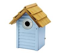 Gardman Beach Hut Nest Box for Birds Blue - 24cm