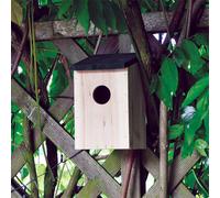 Natures Market BF017 Wooden Wood Small Wild Bird House Hanging Nesting Box