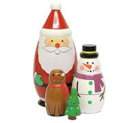 Wooden Nesting Christmas Set