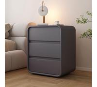 Wooden Nightstand with Three Drawers - Solid Wood Storage Cabinet for Bedroom, Living Room, Kitchen, Entrance Hall