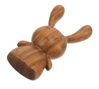 Wooden Nose Scraper Massage Comb Manual Gua Sha Tool | Cartoon Rabbit Shape, Smooth Mellow Finish, Easy to Hold, Retro Traditional Styling