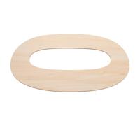 Wooden Number Sign Large Zero 16.9x10.7 Inch Basswood Frame | Blank Natural Finish, Hand-carved and Hand-painted Detail, for Photoshoots and Birthday Collage