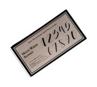 Wooden Number Stamp Set for Journaling, Fo llow Your Heart