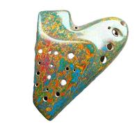 Wooden Ocarina 16 Hole Caliber Professional Musical Instruments Advanced Flute Accessories (Color : 2)