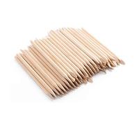 Wooden Orange Sticks Nail Cuticle Stick for Pusher Remover Manicure Art Pedicure Pedicure Tools 100PCS Orange Sticks Wooden Nail Cuticle Stick Wood Cuticle Pusher Orange Sticks for Nails