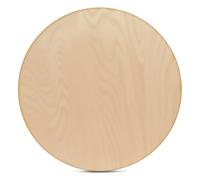 Wooden Ornaments for Crafts, 12" Round Wooden Disc, 1/4 Thick Laser Cut Circles, Set of 10 Wood Slices for Crafts, Unfinished Wood Blank Ornaments for Crafting